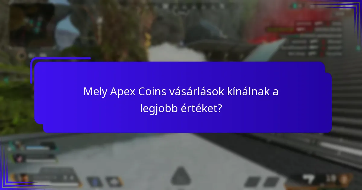 Mik a közösségi preferenciák az Apex Coins felhasználásával kapcsolatban?
